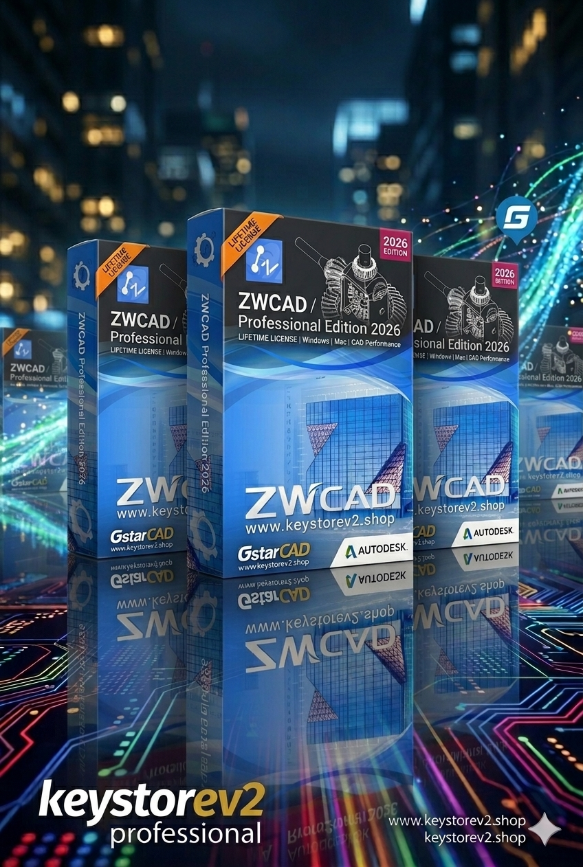 ZWCAD Professional Edition 2026 v26 | Software for 2D/3D Design for PC Windows