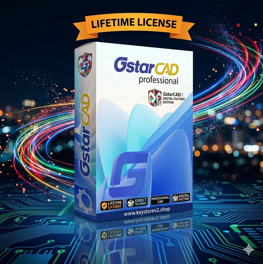 GstarCAD 2026 Professional | 2D/3D Architectural/Mechanical Design for PC Windows