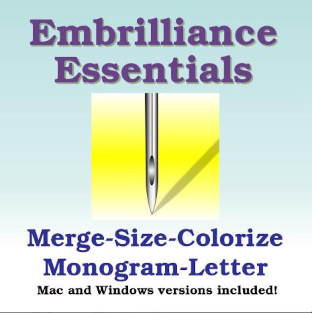 EMBRILLIANCE Essentials - Embrilliance Software, Embroidery Software, Design Editing Software, Embrilliance Software, Resizing Software