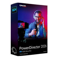 Cyber Link Power Director Ultimate 2026 v24 | Video Editing Software for High-Quality Video Production